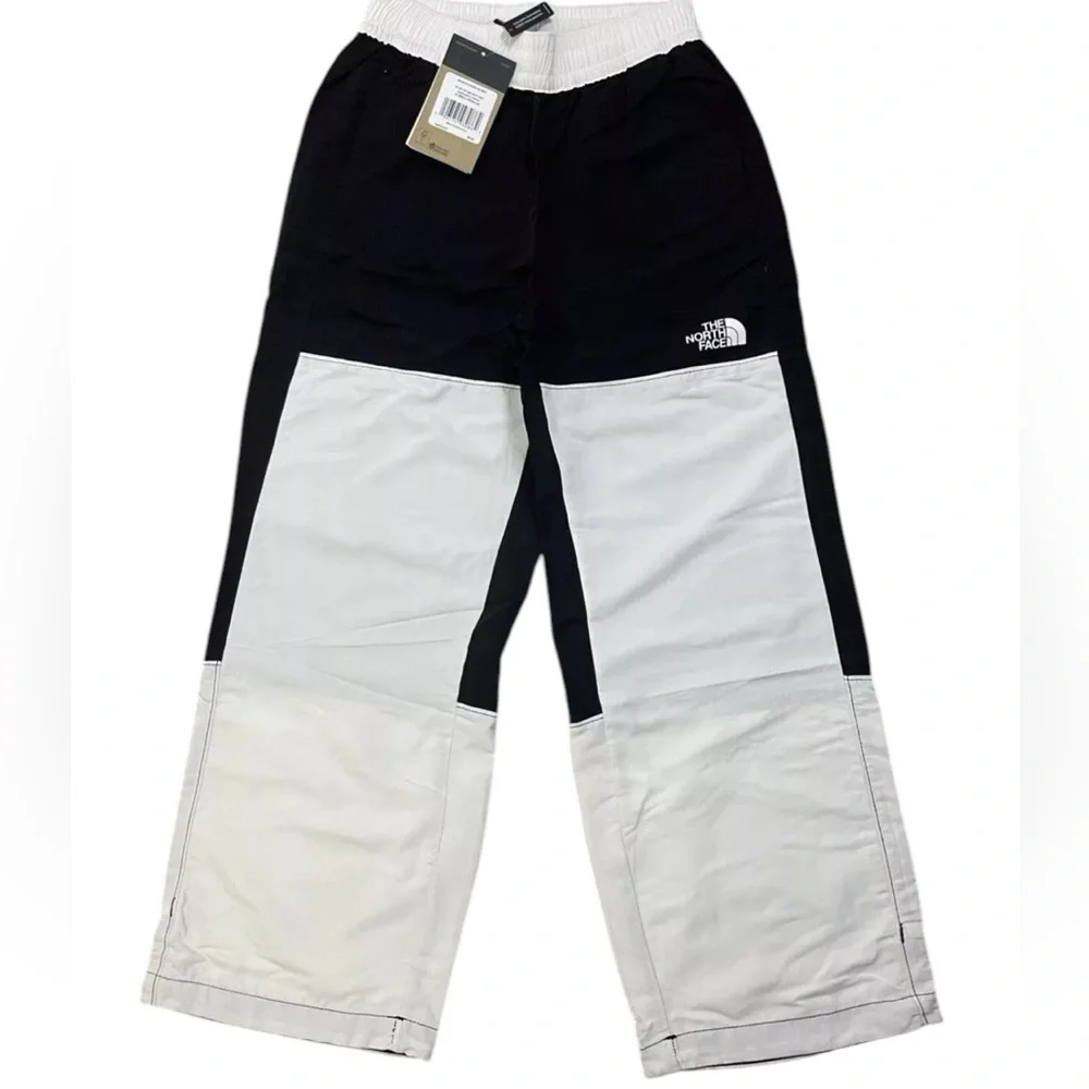 The North Face Women’s Nylon Easy Pants Black and White Color Block - Picture 12 of 16